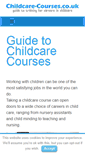 Mobile Screenshot of childcare-courses.co.uk